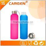 High Tech Colorful Frosted Eco Glass Drink Bottle thumbnail-6