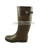 Women Brown Dourable Rubber Boots