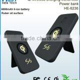 100% Match Samsung Galaxy s6 QI Wireless Charger Power Bank thumbnail-3
