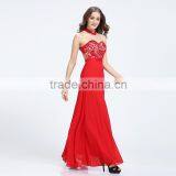 V-1031 Hot Red Chiffon Latest Designs Unique Gorgeous Prom Dress 2016 thumbnail-3