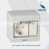 1 Gang Switcher Electric Outlet Waterproof(SP-SRS) thumbnail-1