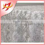 Cheap Round or Square Wedding Embroidered Gold Sequin Glitter Table Overlays thumbnail-2