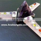 Seven Chakra Healing Energy Generator : Indian Agate Energy Generator Product : Chakra Healing Stones thumbnail-4