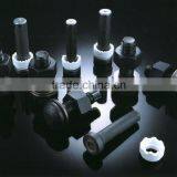 Black Double Threaded Stud Bolt And Nut Made in China thumbnail-6