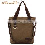 Concise Tablet Messenger Bag For Men Vertical Messenger Bags For Men Crossbody Bag White Cotton Canvas Messenger Bag thumbnail-1