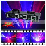 Lanling 4 Head Red and Blue DMX Laser Light Show dj Equipment