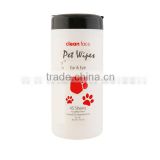 Canister Pack Pets Eye Cleaning Wipes Pet Wet Tissue