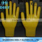 13Gauge Transparent Nitrile Fully Coated Gloves With Printing Liner for Garden thumbnail-6