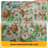 BRC / IFS /FDA certification high quality vacuum pack frozen vannamei shrimp