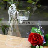 Angel Wing Glass Candle Holder thumbnail-3