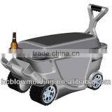 OEM Blow Molding Plastic Moving Carts With Four Wheel Pull-up Tool Cart for Farm thumbnail-4