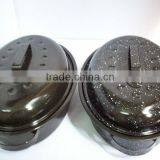 Big and Small Oval Roaster Set With Silicon Brush thumbnail-2