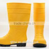 Yellow Black Work Boot With Steel Toe Pvc Safety Shoes thumbnail-2