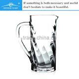Unique Wide Mouth Large Decorative Glass Jug thumbnail-1