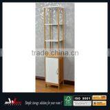 2015 China Supplier Hot Sale Modern Slim Bathroom Cabinet With Bamboo and MDF Material thumbnail-1