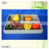 Antique Feature Horticultural Decoration Paulownia Wooden Plate Tray thumbnail-4