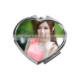 Sublimation Professional Mini Fancy Makeup Mirror For Girls