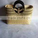 High Quality Best Selling Bamboo Handbag With Colorful Clothing From Vietnam thumbnail-1