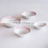 V-shape White Porcelain Bowl thumbnail-2