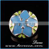 Colorful 18mm Metal Snap Buttons DIY Jewelry for Rings ,bracelet and Necklace thumbnail-2