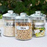 Bell Shape Wholesale Glass Candy /sugar/coffee Jar With Metal Lids or Plastic Lids thumbnail-1