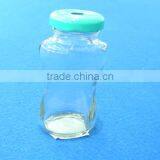 Wholesale Oval Clear Glass Bottle With Lid for Juice Milk Water thumbnail-1