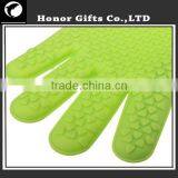 2015 Food Grade BBQ Kitchen Cooking Silicone Oven Gloves With Fingers thumbnail-6