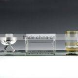 JINGYAGE TOP SALE Office Attractive Style Colorful Stage Decorations Yellow Crystal Pen Holder thumbnail-1