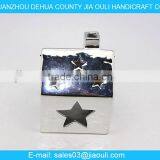 BSCI Certificated Factory Ceramic Plating Silver Hollowed-out Hanging Lamp Sale thumbnail-2