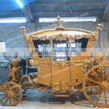 2017 New Royal Golden Cinderella Pumpkin Horse Carriage Celebration Wedding Carriage (BG11-M053) thumbnail-3