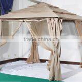 Outdoor Metal Frame Gazebo With Aluminum Three Roof BK1074 thumbnail-1