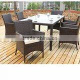 All Weather Rattan Patio Dining Chair Set thumbnail-1