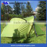 Green Color Camping Tents 2 Person Waterproof Use for 4 Season