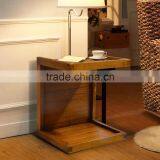 Side Table TOKYO Melamic Natural Teak Wood Furniture thumbnail-1