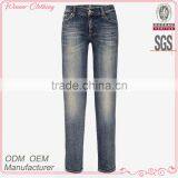 High Fashion 100% Cotton Long Denim Jeans Pants for Women 2013 Summer thumbnail-1