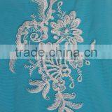 Color Corded Embroidery Bridal Lace Applique Wedding Dresses DIY Lace Applique Motif Corded & Embroidered Lace Applique thumbnail-4