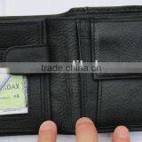 Fashion Black Napa Genuine Leather Purse Money for Men thumbnail-4