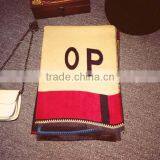 UK Wind 2017 Spring Girl Scarf International Catwalk Model Style Letters Imitated Cashmere Material Female Tippet thumbnail-4