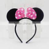Mouse Ear Halloween Girls Headband and Bow thumbnail-2