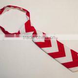 4th of July Boy Bow Tie Hot Sale Red and White Baby Tie Wholesale Chevron Fashion Baby Tie thumbnail-1
