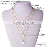 Zm34536a Fashionable Jewelry Simple Three Later Pendant Necklace thumbnail-3