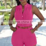 Zm50240b Fashion Women Trousers Europe Slim Jumpsuits Lady Loose Casual Short Pants thumbnail-4