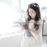 S17585A Girls Dresses Long Sleeve 2017 Summer Lace Kids Dress thumbnail-5