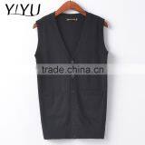 Trend Girl Dark Blue School Uniform Cardigan Vests for High School Students thumbnail-2