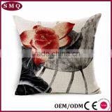Chinese Lotus Sofa Back Cushion Case Covers thumbnail-3