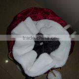 Red/Green Santa Reindeer Felt Christmas Gift Bag thumbnail-6