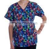 New Style Wholesale Hospital Medical Cheap Nursing Scrubs Nurse Uniform Designs Suits thumbnail-2