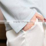 Women Basic Solid / Plain Striped Long Sleeven t Shirt for Resale thumbnail-4