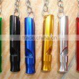 Aluminum Alloy Whistle Keyring Keychain Mini For Outdoor Emergency Survival Safety Sport Camping Hunting Multi Color thumbnail-3