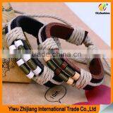 2016 Mens Jewelry Magnetic Leather Bracelet thumbnail-6